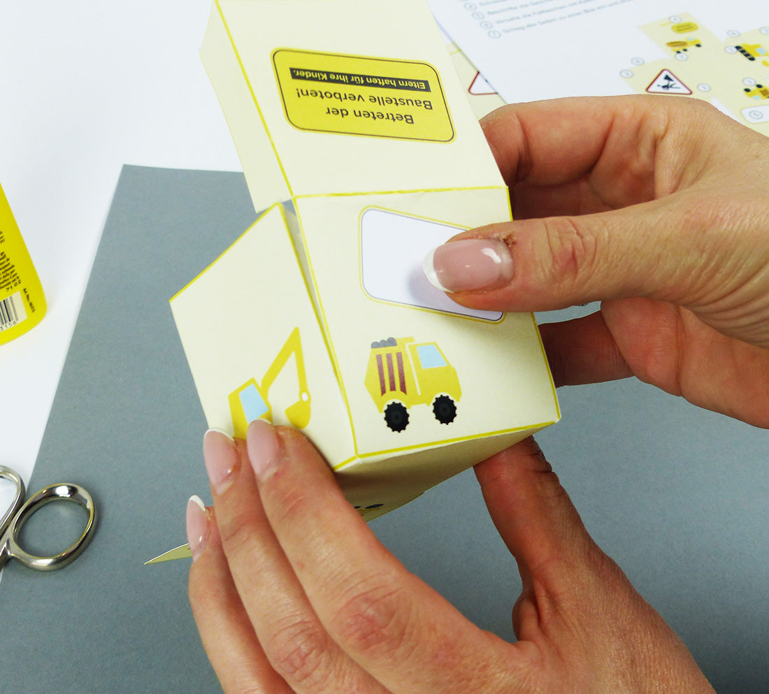 Bauarbeiter Geschenkbox