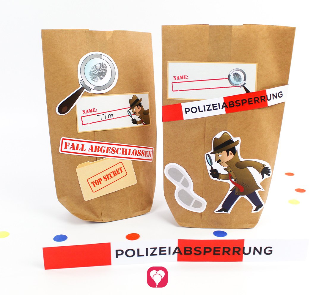 Detektiv Geburtstag Set