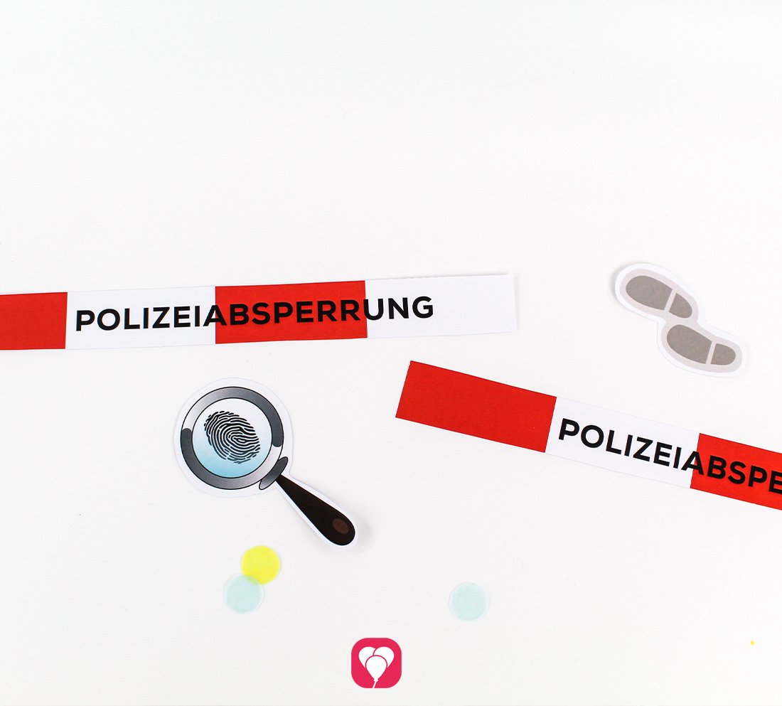 Detektiv Geschenkaufkleber