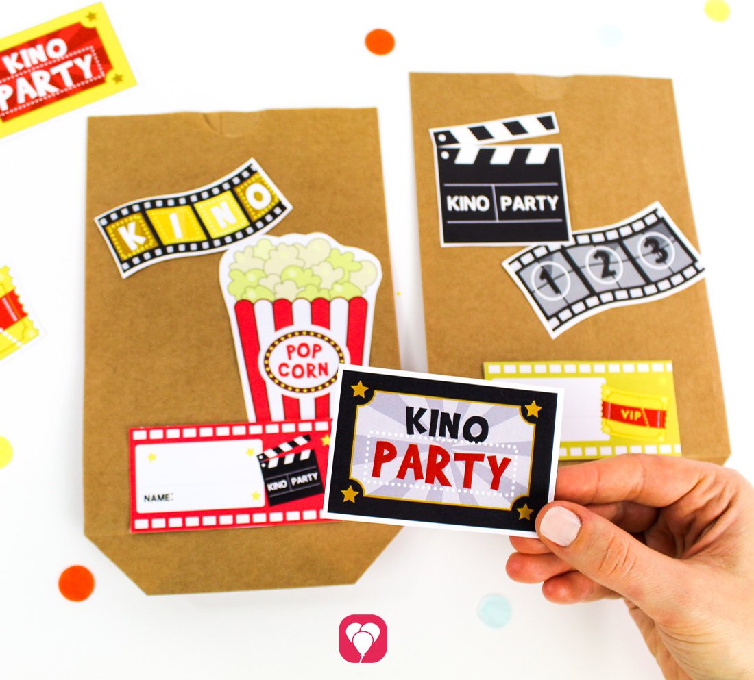Kino Geschenkaufkleber