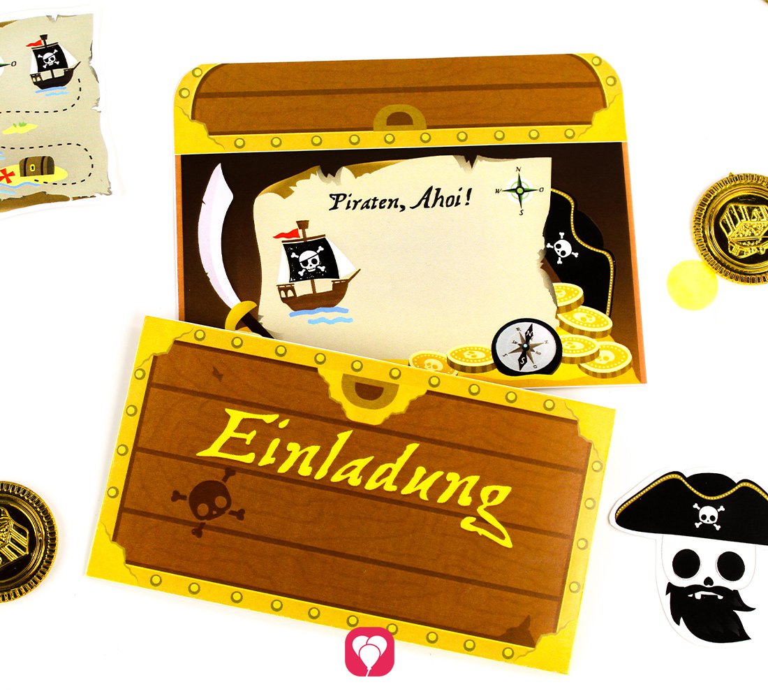 Piraten Geburtstag Set