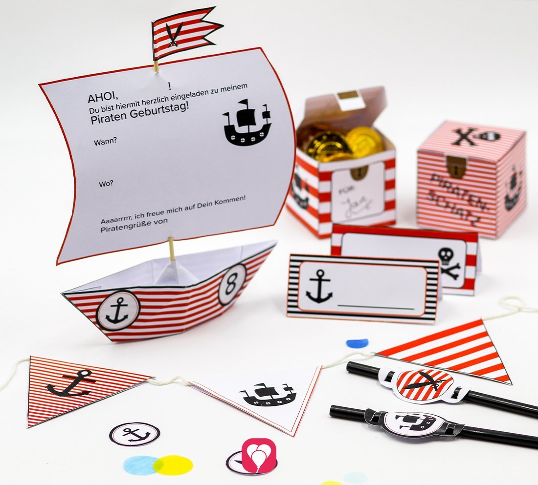Piraten Geburtstagspaket