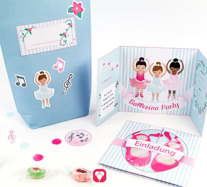 Ballerina Geburtstag Set