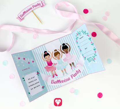 Ballerina Geburtstag Set