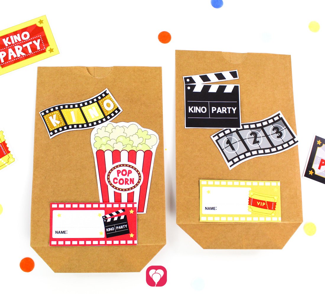 Kino Geschenkaufkleber