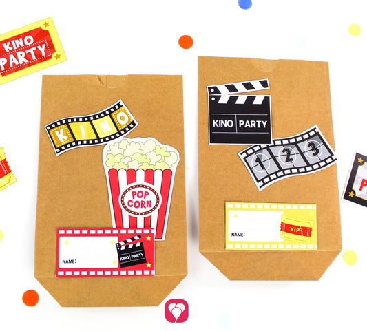 Kino Geschenkaufkleber