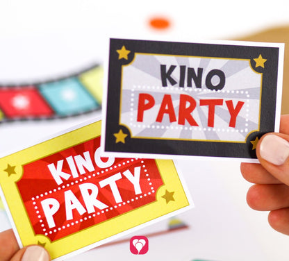Kino Geschenkaufkleber