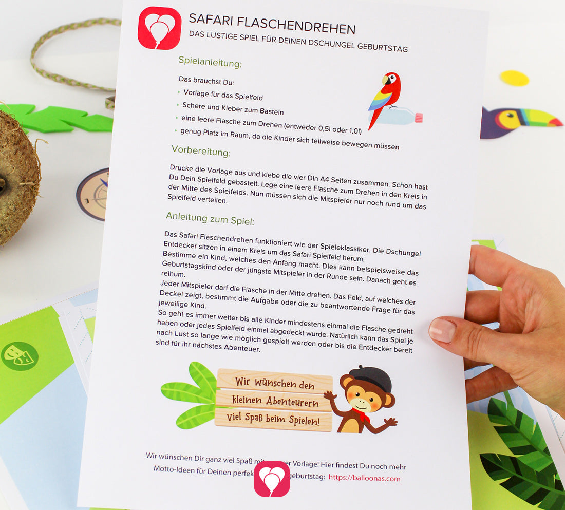 Safari Flaschendrehen