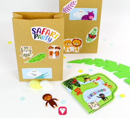 Safari Geburtstag Set